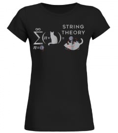 String Theory Funny Maths Cat Wool