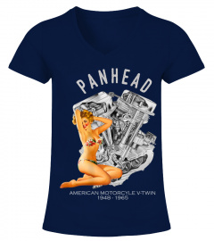 PanHead Vintage Engine Bikini Pin Up V-Twin American