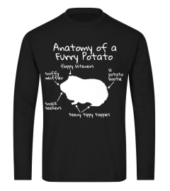 Anatomy Of A Guinea Pig Funny Furry Potato Pet Gift Premium TShirt