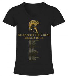 Ancient History Shirt - Alexander The Great World Tour