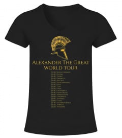Ancient History Shirt - Alexander The Great World Tour