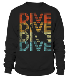 Dive Retro Look T-Shirt I Scuba Diver Underwater Idea