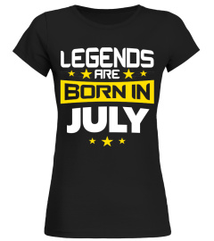 Legends Are Born In July - july birthday shirt, july birthday shirts, july birthday t shirt, july birthday t shirts