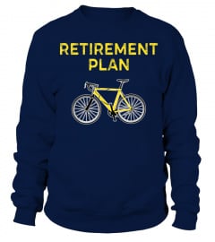 Retirement Plan Cycling Gift Biking TShirt Cyclist Bike Tee