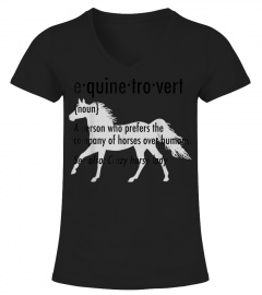 Equine Introvert TShirt Funny Horse Lover Gift Shirt