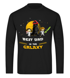 Father Daughter and Son  Best DAD in the galaxy TShirt