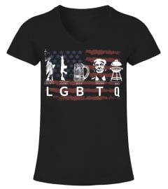 Liberty Guns Beer Trump BBQ Shirts Funny Costume LGBT Gifts