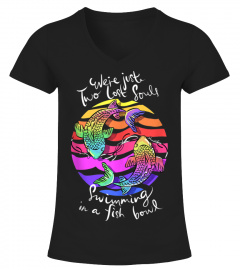 Were Pink Just Two Lost Souls Swimming in A Fish Bowl Floyd Tank Top