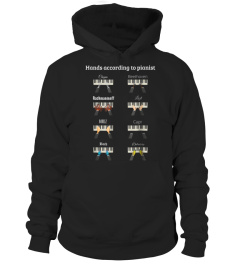 Hands According to Pianists Shirt I Chopin Bach Beethoven