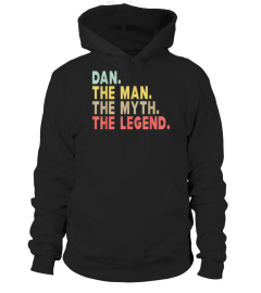 Mens Dan - The Man The Myth The Legend Personalized T-Shirt