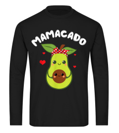 Mamacado T-Shirt Cute Avocado Pregnant Mom Gift Shirt