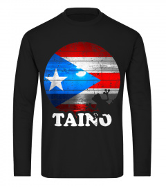 Puerto Rico Flag Sun Beach Coqui in corner Taino Shirt