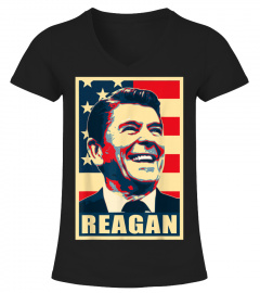 Ronald Reagan Happy Poster Pop Art T-Shirt
