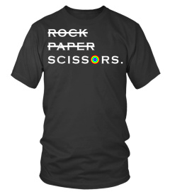 Rock Paper Scissors Lesbian LGBT Gay Pride  T-Shirt