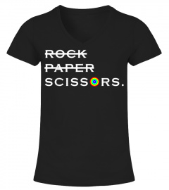 Rock Paper Scissors Lesbian LGBT Gay Pride  T-Shirt