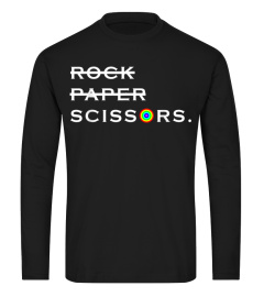 Rock Paper Scissors Lesbian LGBT Gay Pride  T-Shirt