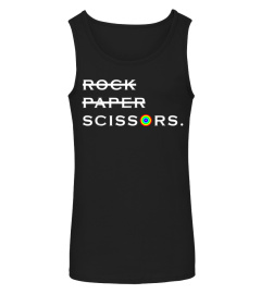 Rock Paper Scissors Lesbian LGBT Gay Pride  T-Shirt