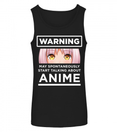 Warning May Spontaneously Start Talking About Anime Hoodie