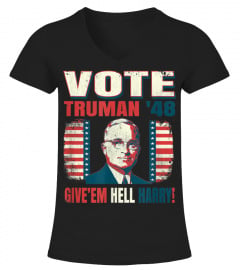 Vote for Harry S Truman 1948 Campaign Vintage Style T-Shirt