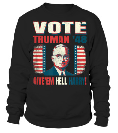 Vote for Harry S Truman 1948 Campaign Vintage Style T-Shirt