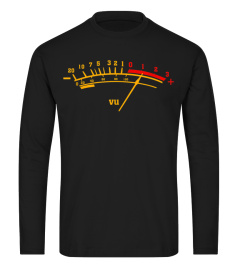 VU Meter T Shirt Sound Engineer