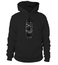 Vacuum Tube T Shirt Vintage Analog Amplifier, Guitar Tee