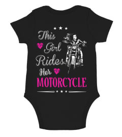 this girl rides her Motorcycle