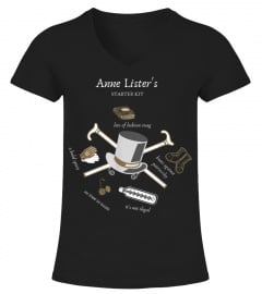 Anne Lister T-Shirt Diaries Hat Cane Thermometer Starter Kit