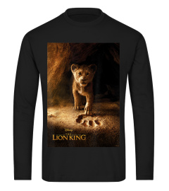 Disney The Lion King Live Action Simba Paw Fill Movie Poster TShirt