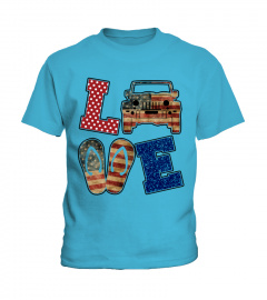 4th of july jeep lovers and flip flop kinda girl women