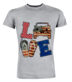 4th of july jeep lovers and flip flop kinda girl women