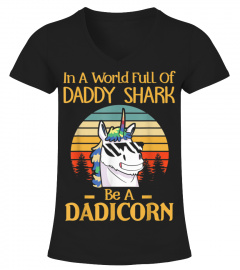 Mens Men Be A Dadicorn Unicorn Dad Fathers Day Funny TShirt