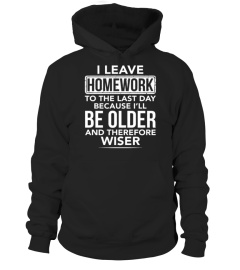 Funny Homework Shirt - Humor Saying for Teen Girls and Boys Pullover Hoodie