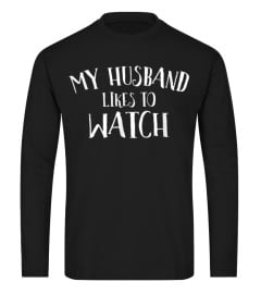 My Husband Likes To Watch Funny Swingers Party T-Shirt