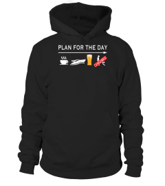 Plan For The Day Coffee Boating Beer Sex Funny Boating Shirt