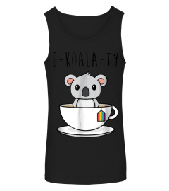 Rainbow Flag Koala Pun - Cute Gay Pride LGBT T-Shirt