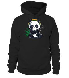 Weed Smoking Panda Hoodie Marijuana Cannabis THC Stoner Gift