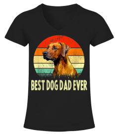 Vintage Best Dog Dad Ever T-shirt Dog Father Gift for Men