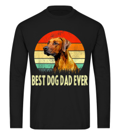 Vintage Best Dog Dad Ever T-shirt Dog Father Gift for Men