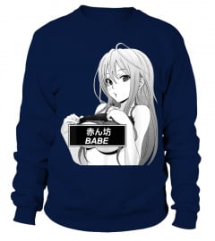Babe Hentai Tshirt Aesthetic Vaporwave T-Shirt Anime Manga