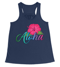 Aloha Hawaii from the island - Feel the Aloha Flower Spirit! T-Shirt