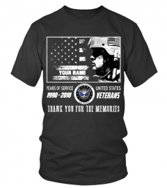 US Airforce - Personalize name & number