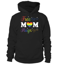 Womens Free Mom Hugs Shirt  LGBT Rainbow  TShirt