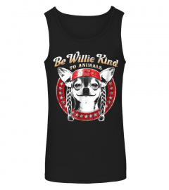 Mens Willie Nelson - Be Willie Kind to Animals Tee