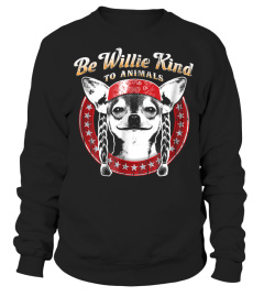 Mens Willie Nelson - Be Willie Kind to Animals Tee