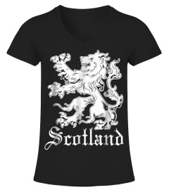 Scotland T Shirt Scottish Flag Shirts Lion Logo