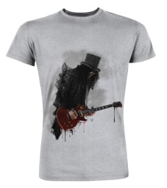 Slash play guitar Guns N' Roses shirt