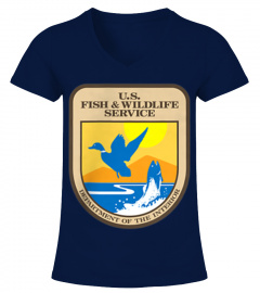 US Fish & Wildlife Service Wild Game Fishing Hunting T-Shirt