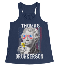 Thomas Jefferson Tee 4th of July Shirt Men Thomas Drunkerson Tank Top