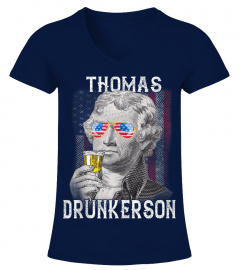 Thomas Jefferson Tee 4th of July Shirt Men Thomas Drunkerson Tank Top
